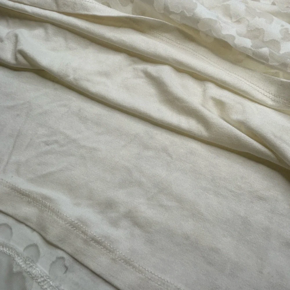 Calvin Klein NWT Burnout White Shift‎ Dress Size PL Beach Resort Vacation Summer - Picture 7 of 13